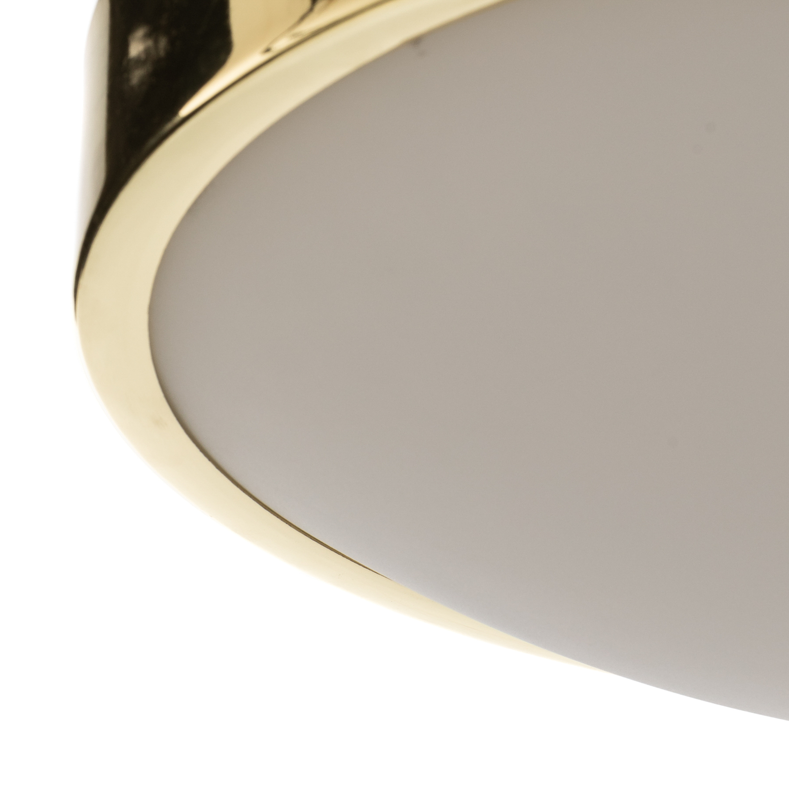 Stropné svietidlo Jaris zakrivené sklo Ø36cm zlatá