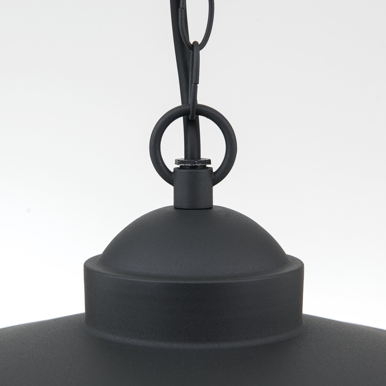 Edward outdoor hanging light, anthracite, Ø 27.5 cm, aluminium