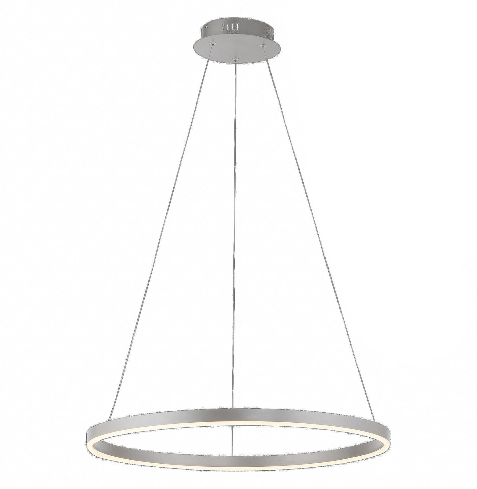 JUST LIGHT. Lampada LED sospensione Ritus,  58,5cm, alluminio