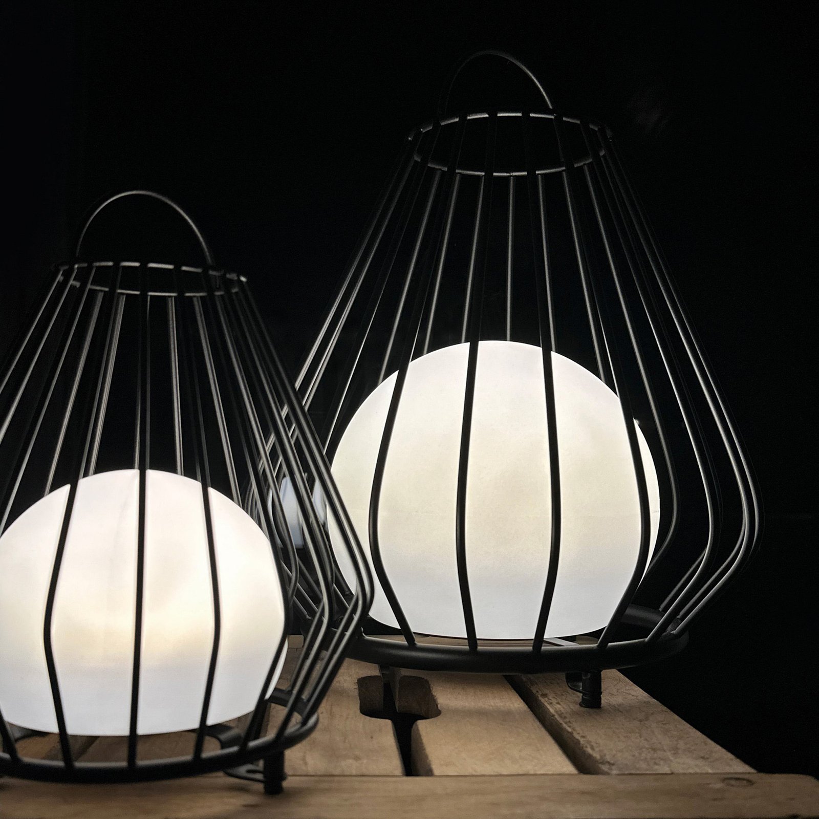 Evesham Outdoor Lantern Small Black - DybergLarsen