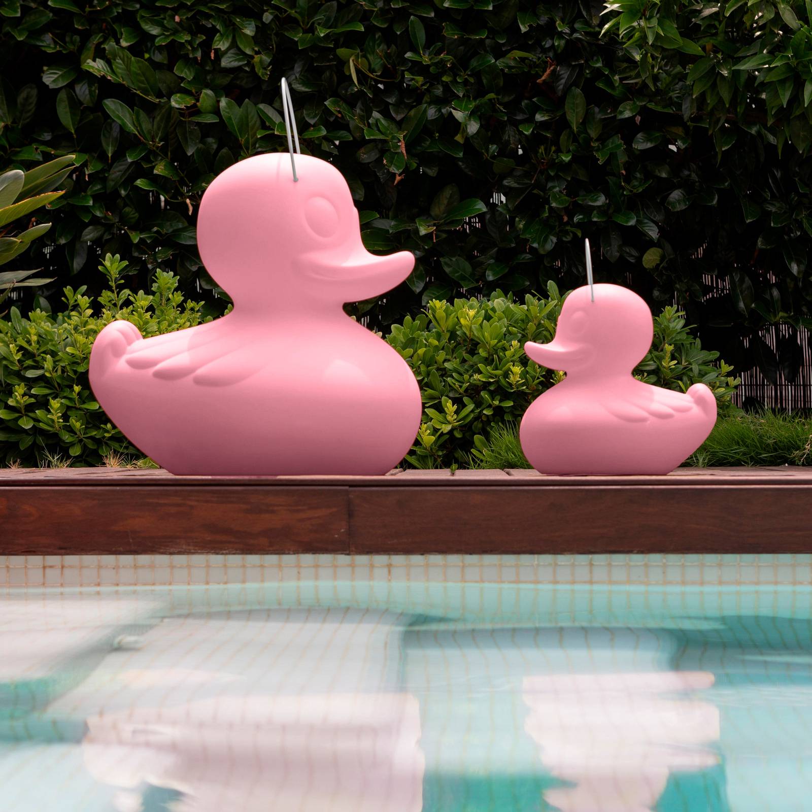 Lampa designerska LED DUCK-DUCK XL zewnętrzna pink