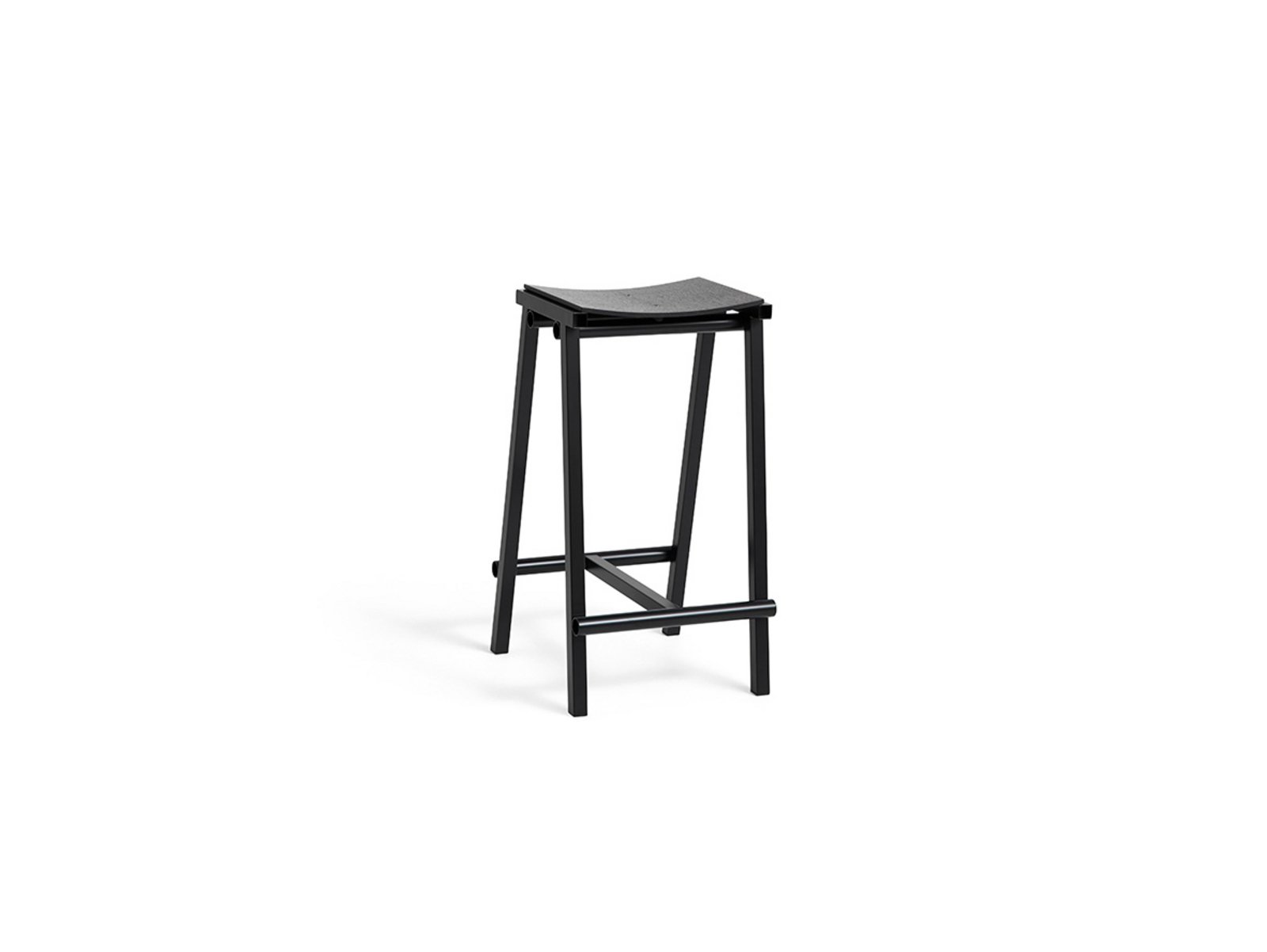 Taburete 8 Bar Stool Low Černá - Hay