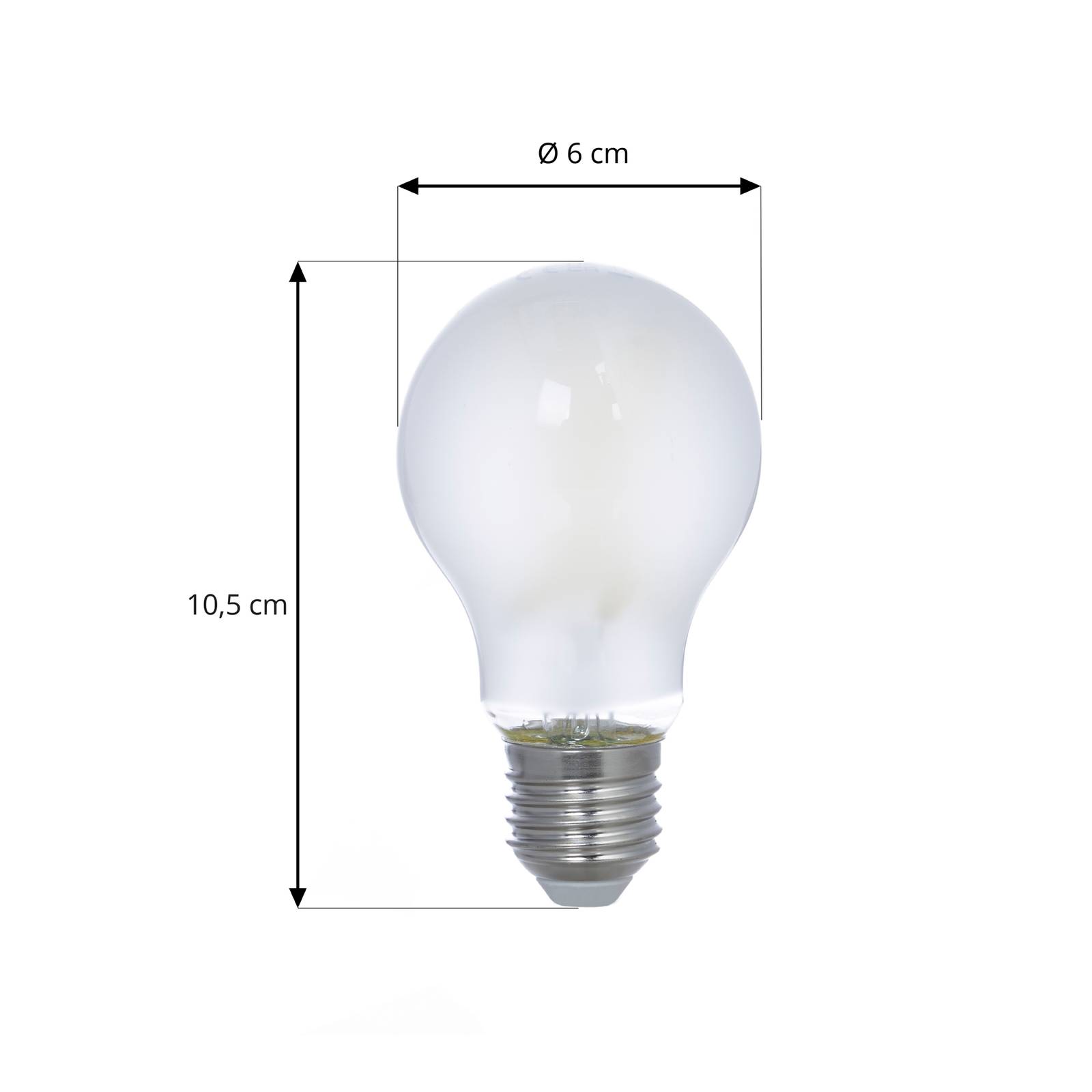 Levně LED žárovka, matná, E27, 2,2W, 3000K, 470 lm