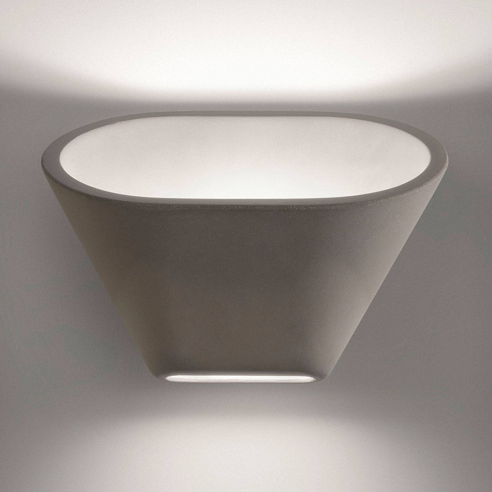 Foscarini Aplomb LED-Wandleuchte, dimmbar, grau