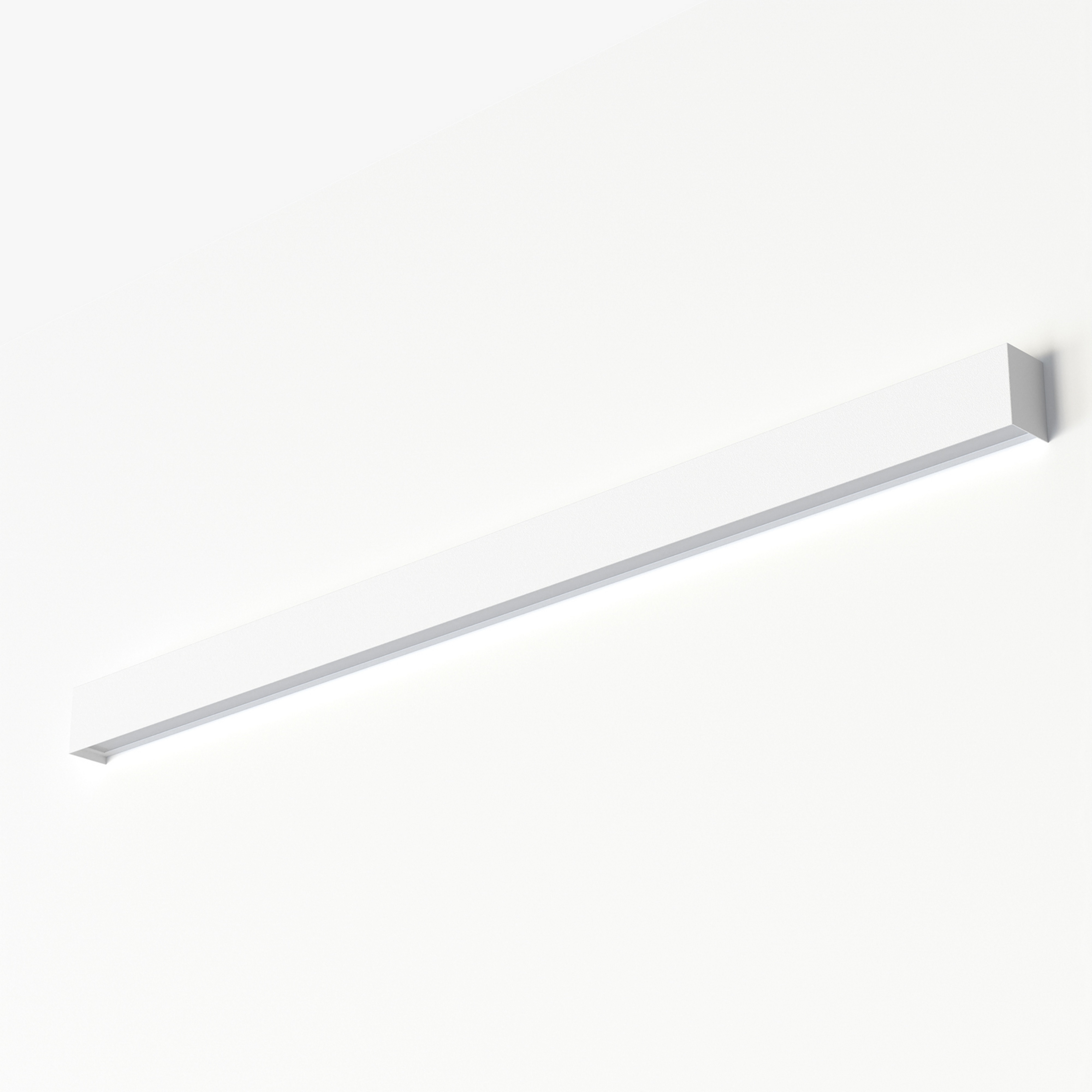 Applique Straight L, 122 cm, bianco