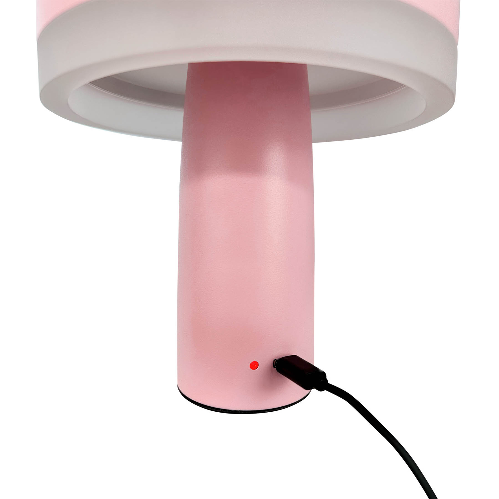 Dyberg Larsen LED table lamp Porter, pink, height 16 cm