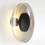 MARSET Aura LED seinavalgusti, Ø 25 cm, suitsuhall