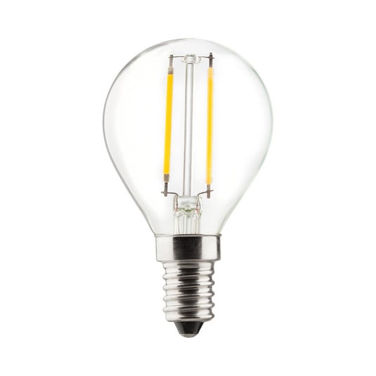 Müller Licht LED-Leuchtmittel, E14 G45 2 W 2.700 K Filament