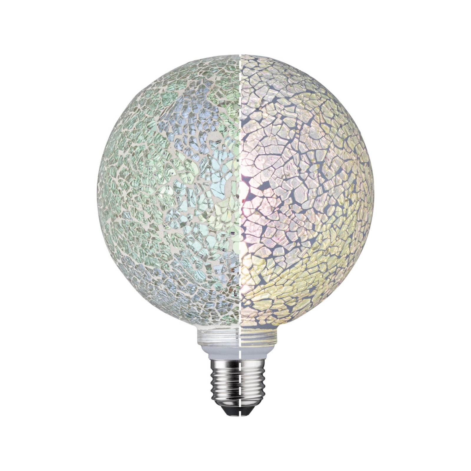 Paulmann E27 LED globe 5W Miracle Mosaic bílá