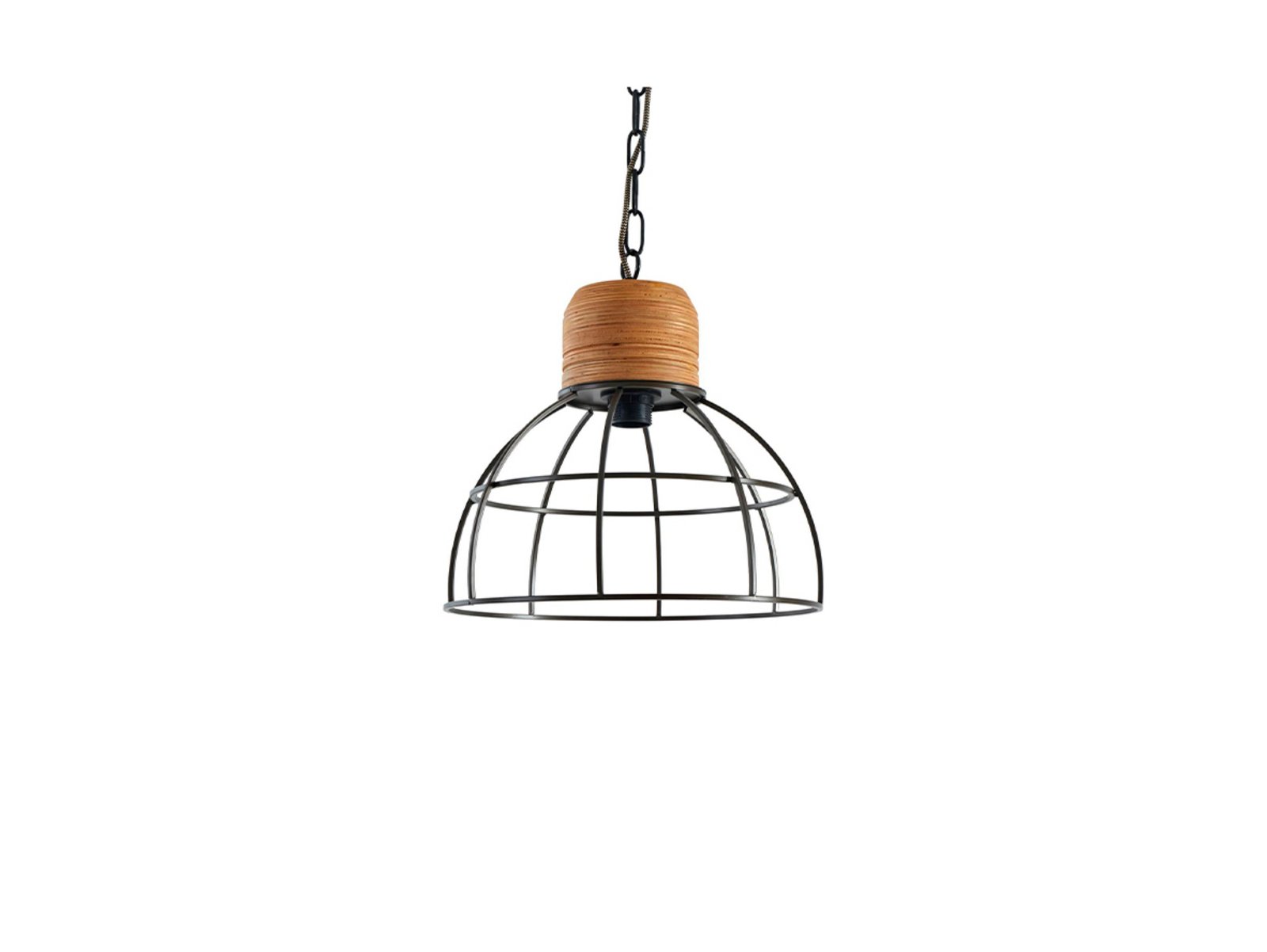 Arinthea Pendelleuchte Wood/Black - Lindby