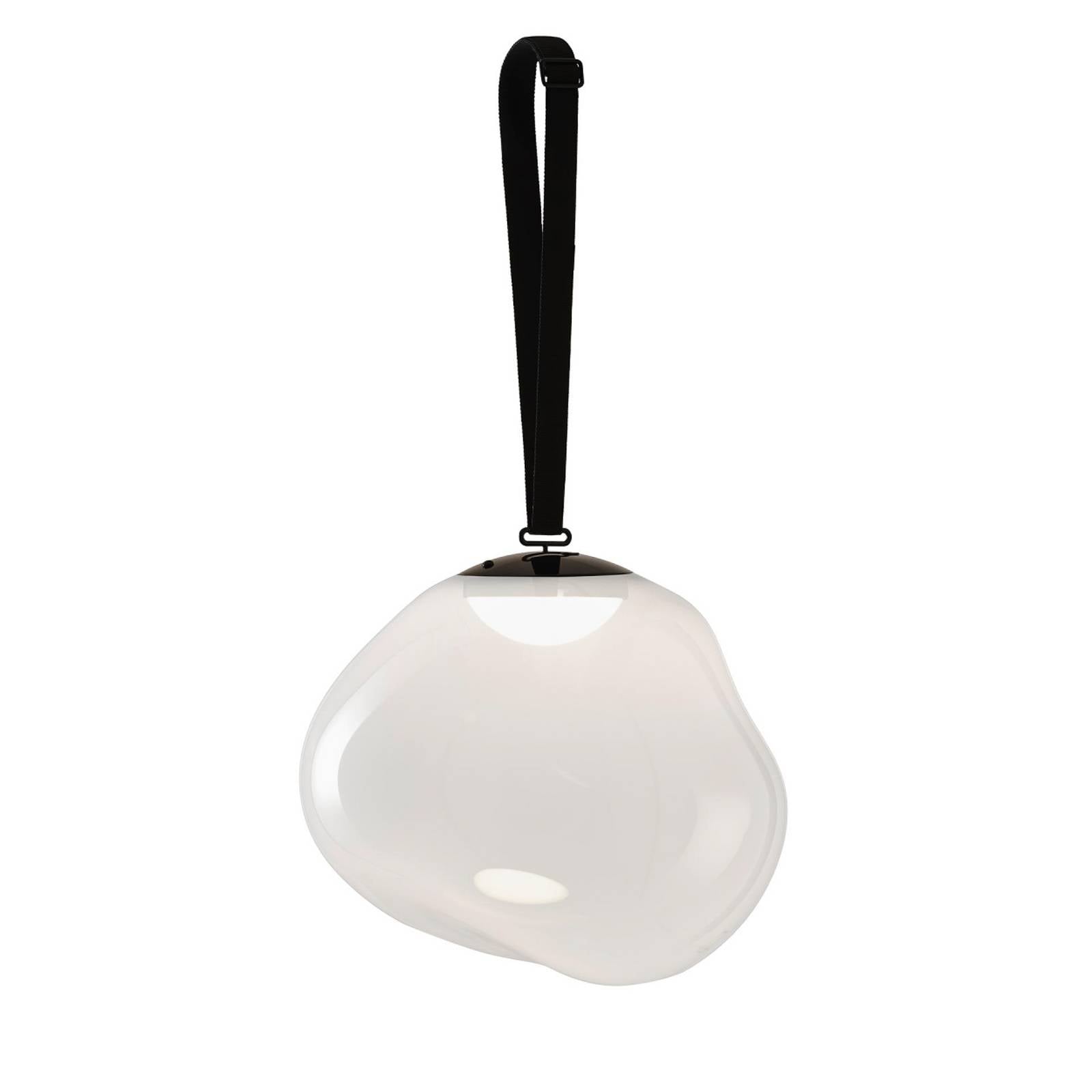 Tom Dixon LED-Akku-Terrassenlampe Melt large, opal, 57 cm