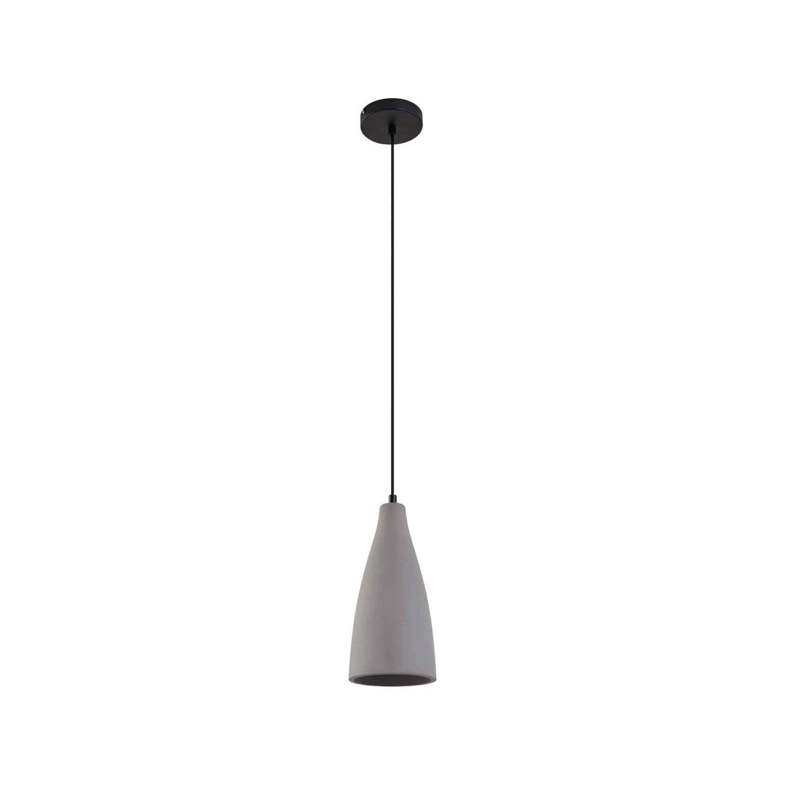 Lindby visilica Sanne, siva, beton, Ø 15 cm, E27