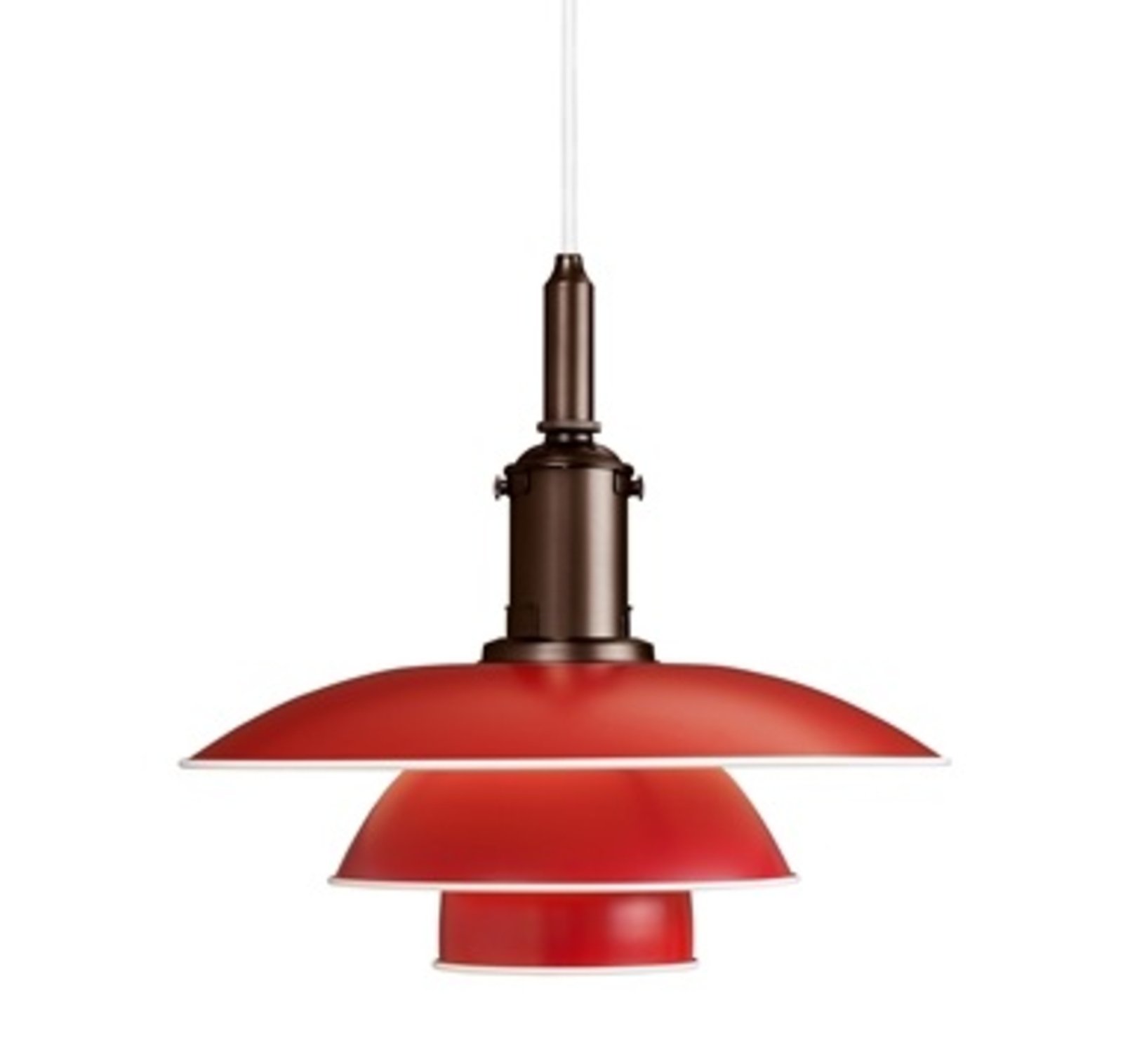 PH 3½-3 Sombra Interior Red/Metal - Louis Poulsen