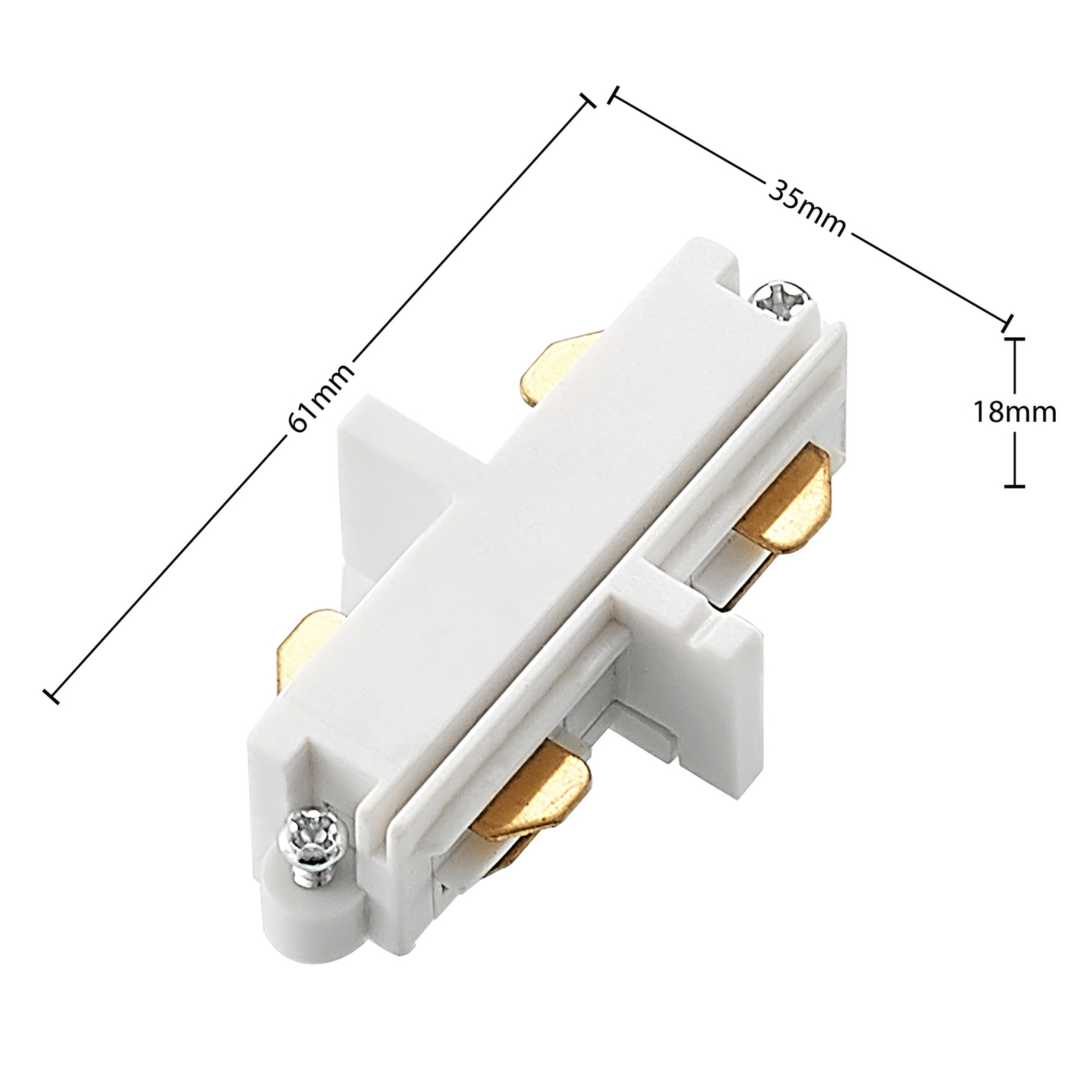 Linaro Track Middenstuk Wit - Lindby
