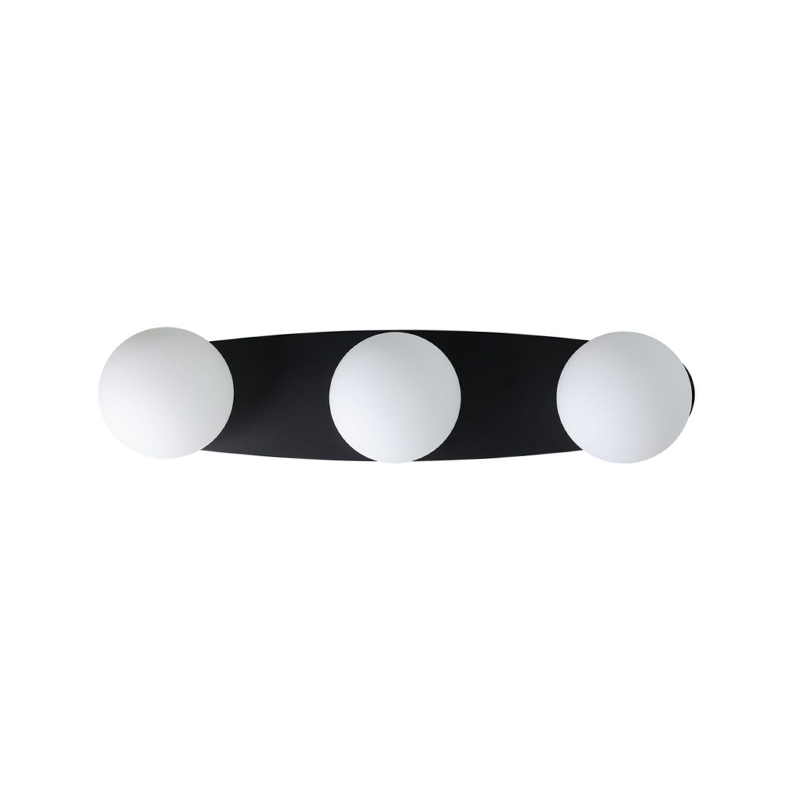EGLO plafondlamp CASTROVIDO zwart 58 cm 3-lamps IP44 G9-LED
