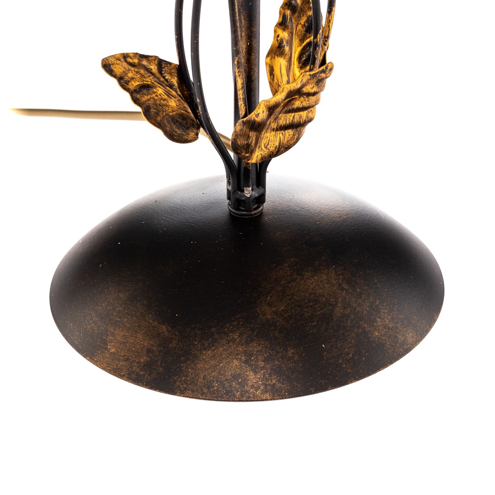Collana bordlampe i metall, enkel flamme bronse