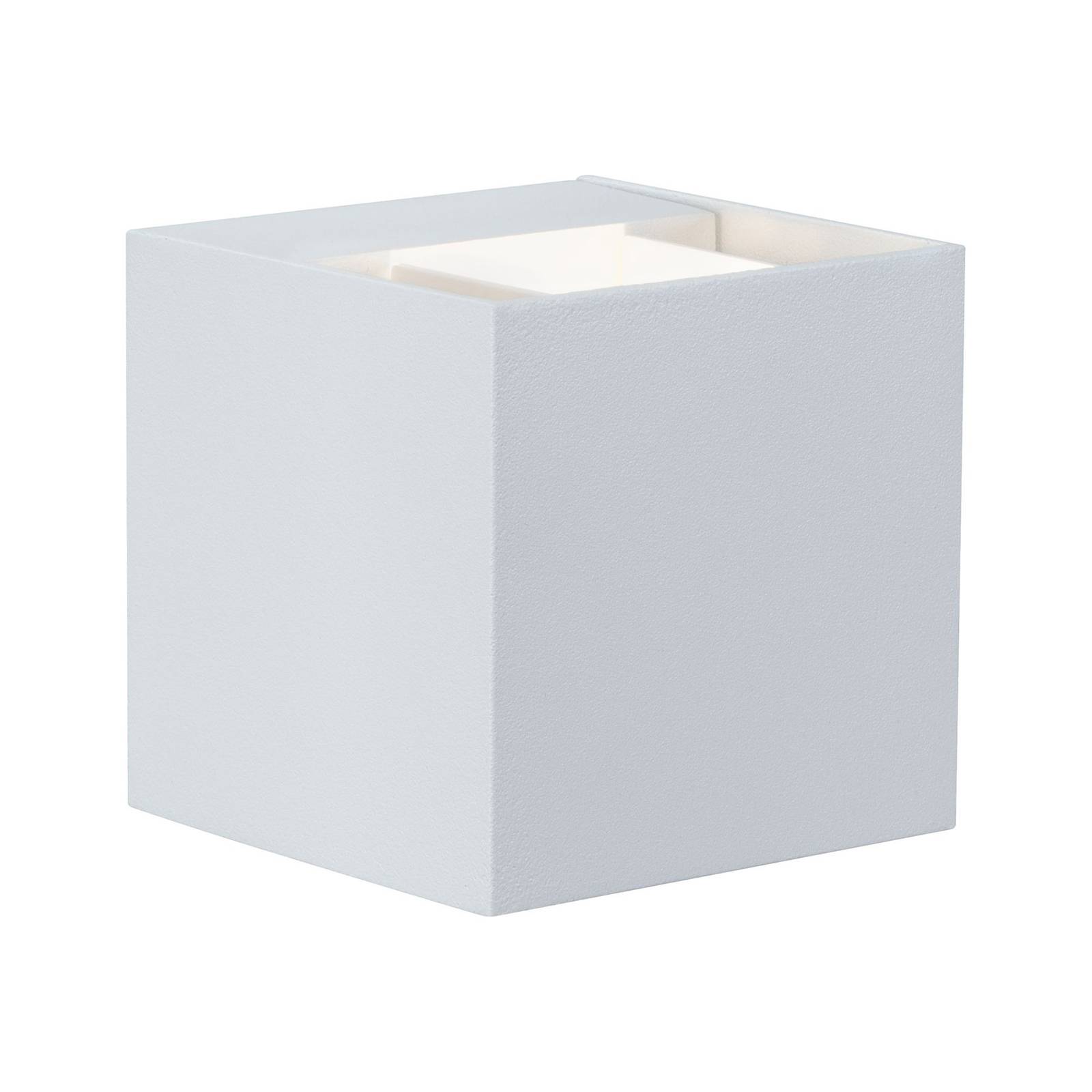 Special Line LED Außenwandleuchte Cybo IP65 eckig 80x80mm 2700K 2x3W 355lm / 355lm 230V Weiß Aluminium