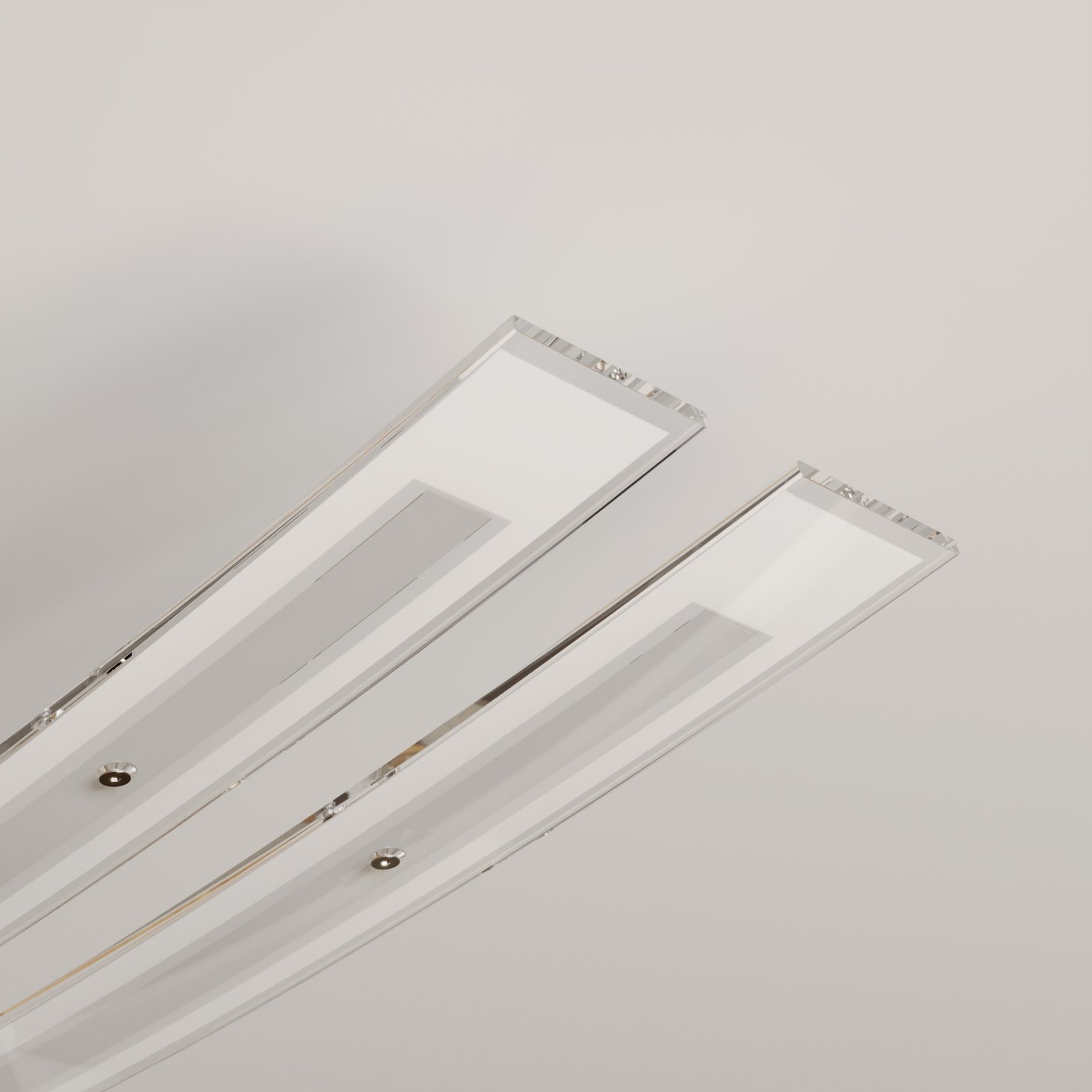Jarda Double Taklampe Nickel - Lindby