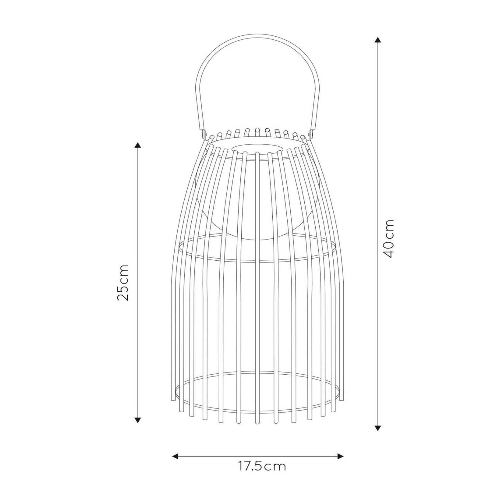 Lampa stołowa LED Fjara, czarna