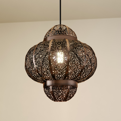 Orientalische Lampe Orient  Hängeleuchte Marokkanische Hängelampe KLCH1 D47 cm 