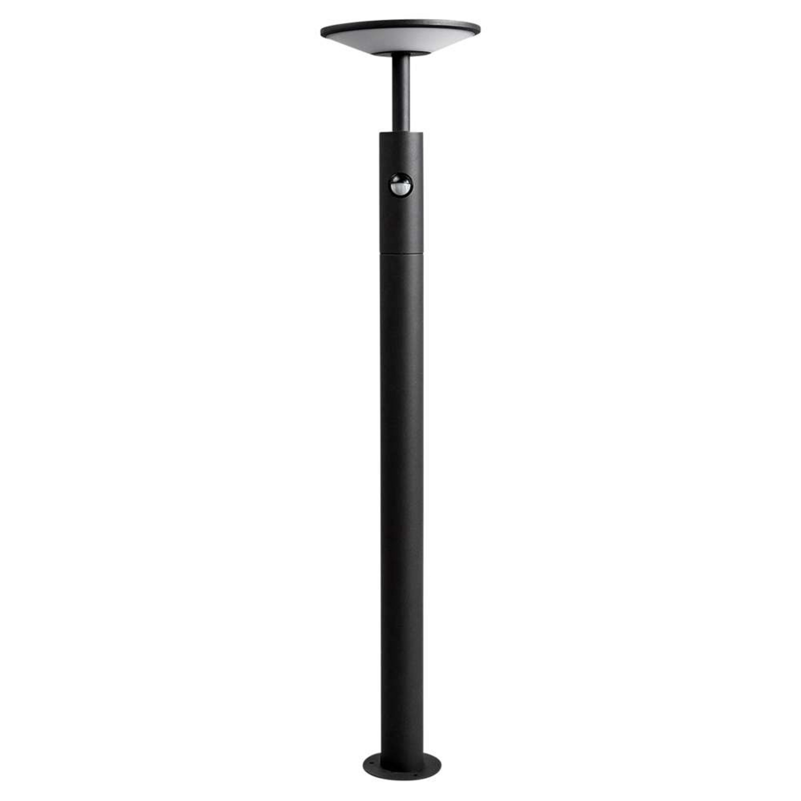 Fenia Buiten Tuinlamp w/Sensor Anthracite/Opal - Lucande