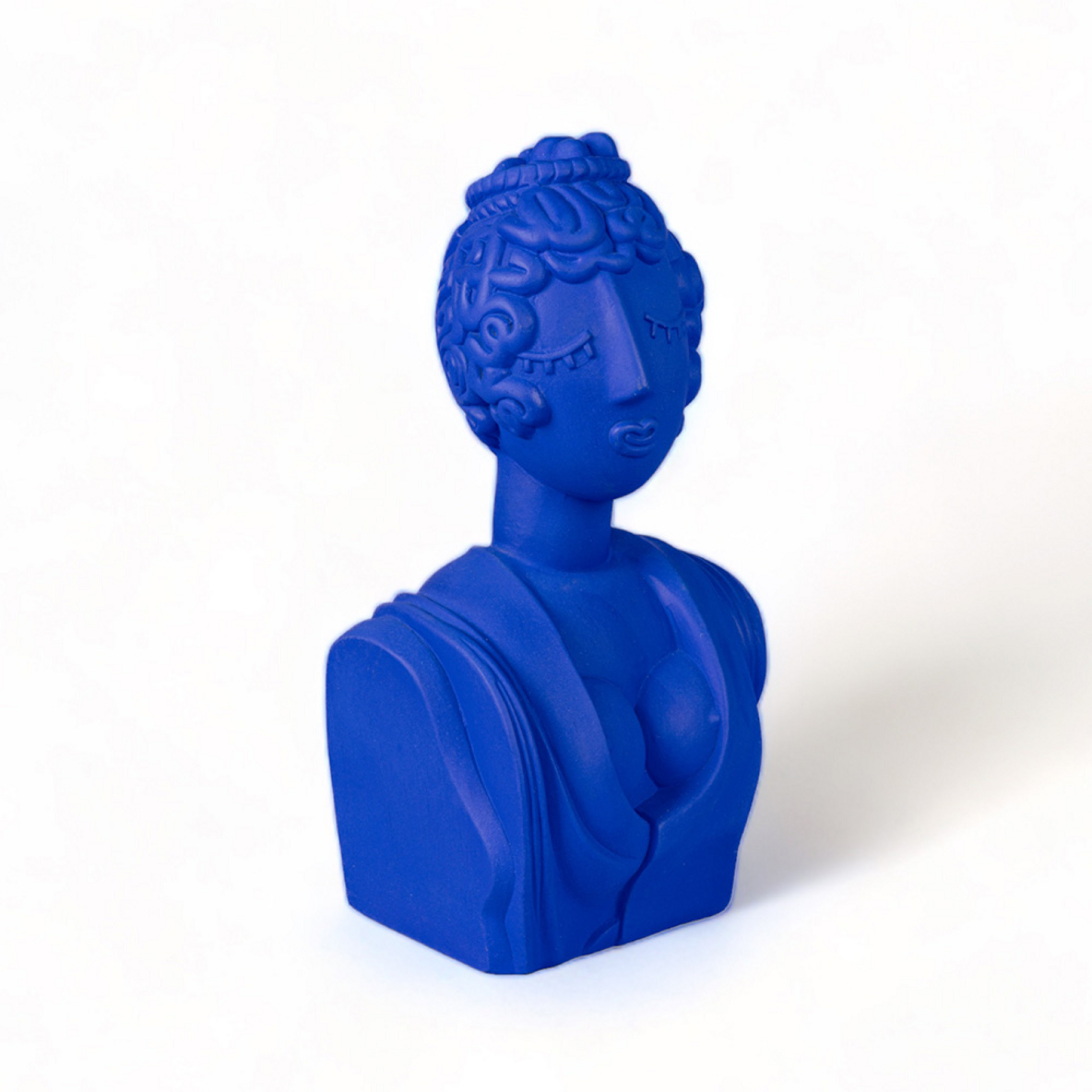 Magna Graecia Poppea Skulptur Terrakotta blå - SELETTI