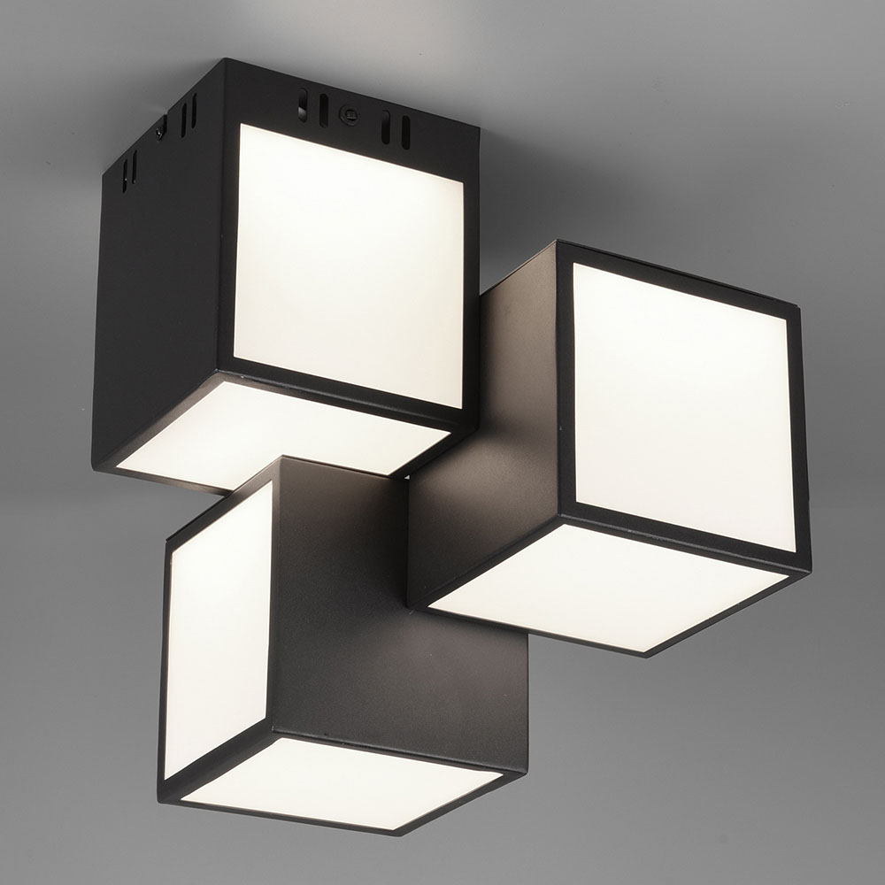 Trio WiZ Oscar LED-Deckenlampe 30x30cm