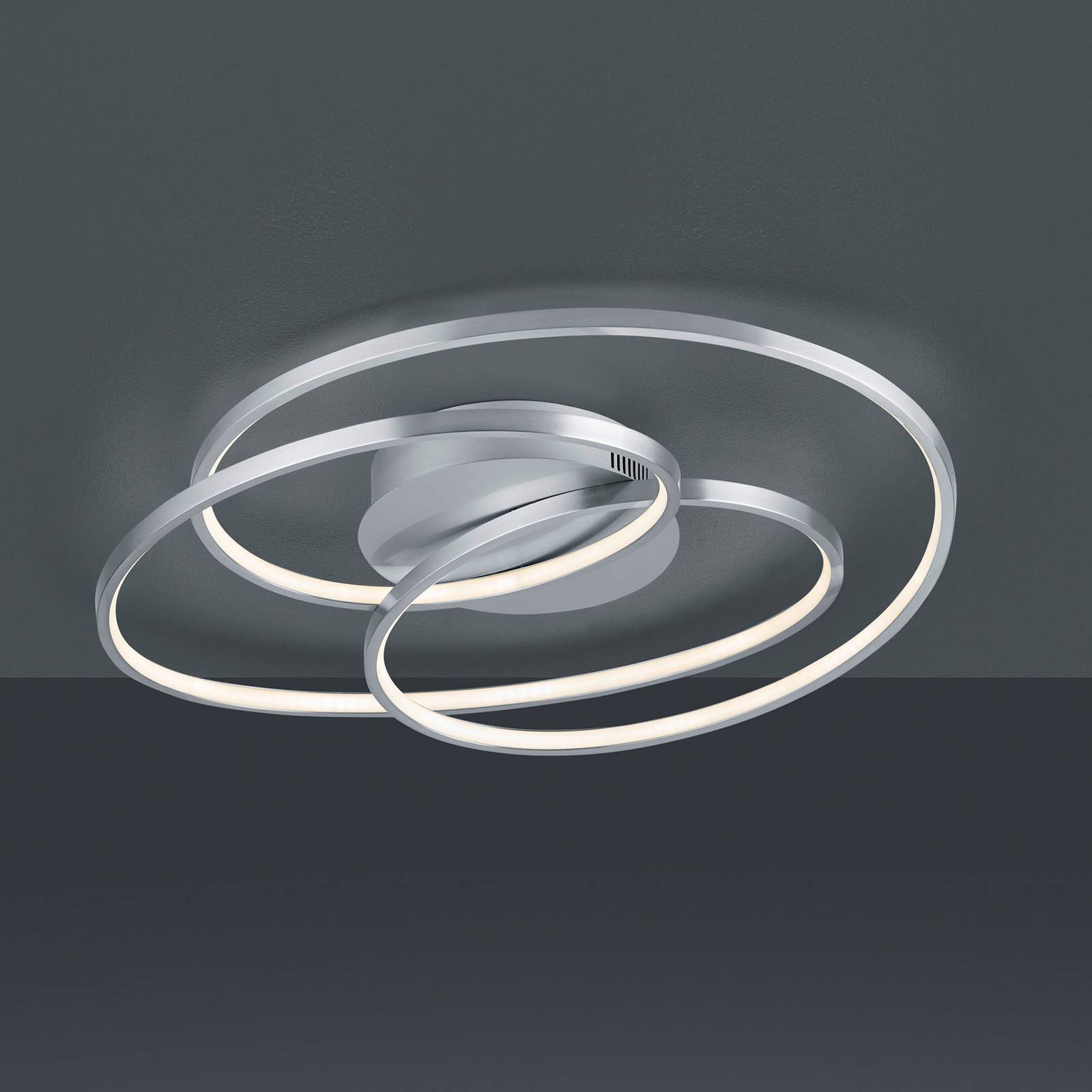 Image of Trio Lighting Plafoniera LED Gale, 60 cm, nichel satinato