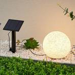 Lindby Hamela LED solárne dekoratívne, RGB, 20 cm