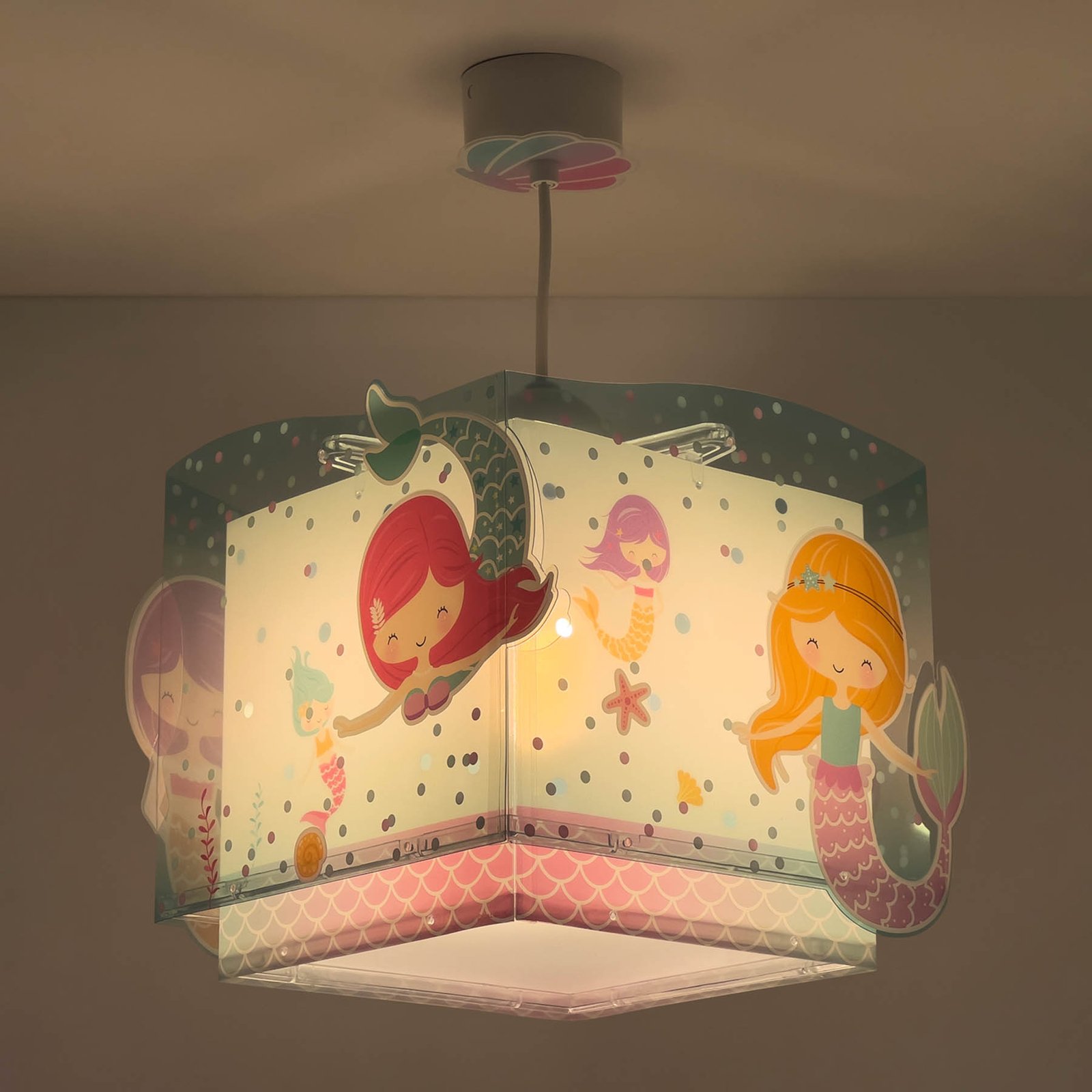 Dalber Mermaids hængelampe med havfruemotiv