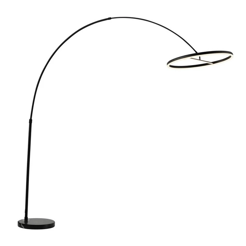 Lucande - Virvera LED Stehleuchte Black