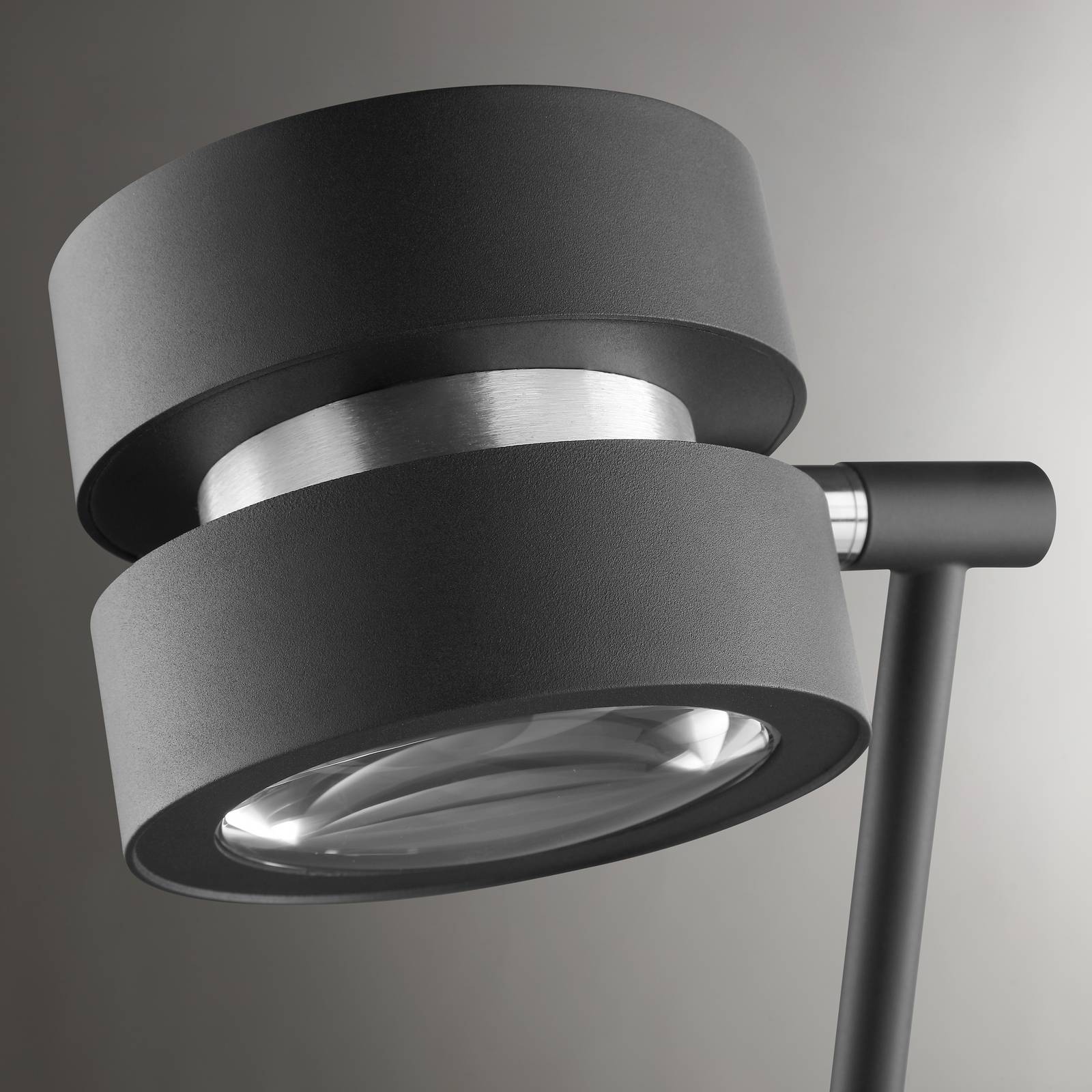 Lampa stołowa LED Glow-Sphere, wysokość 61 cm, czarna, metal