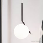 FLOS IC S2 hanglamp, zwart Ø 30 cm