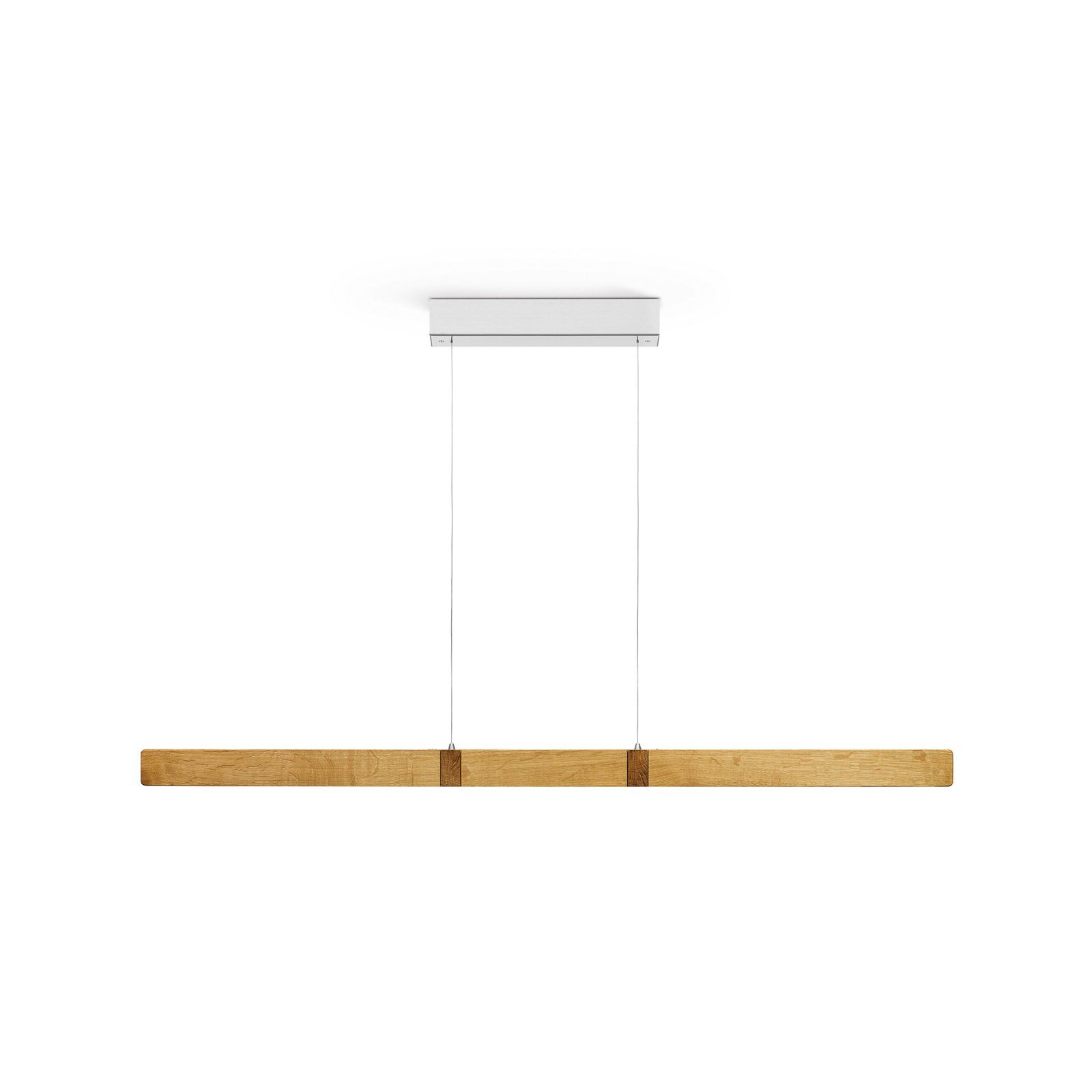 HerzBlut Suspension LED Marley, bois, up/down, intensité variable