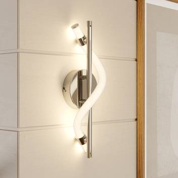 Lucande Curla LED wall light in chrome