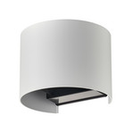 Dara Round LED Smart Utendørs Vegglampe Hvit - Lindby