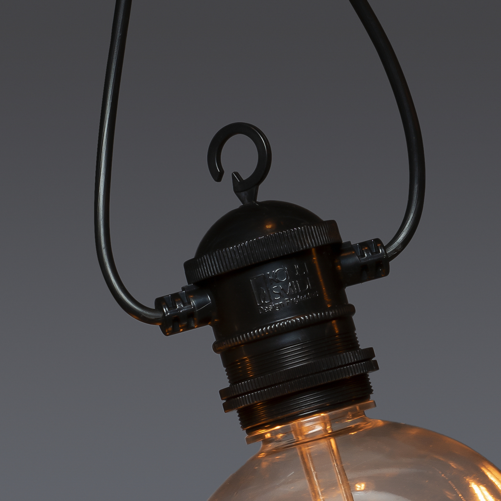 LED lichtketting op zonne-energie voor feestjes, 7 W, amberkleurig, IP44, 1800 K