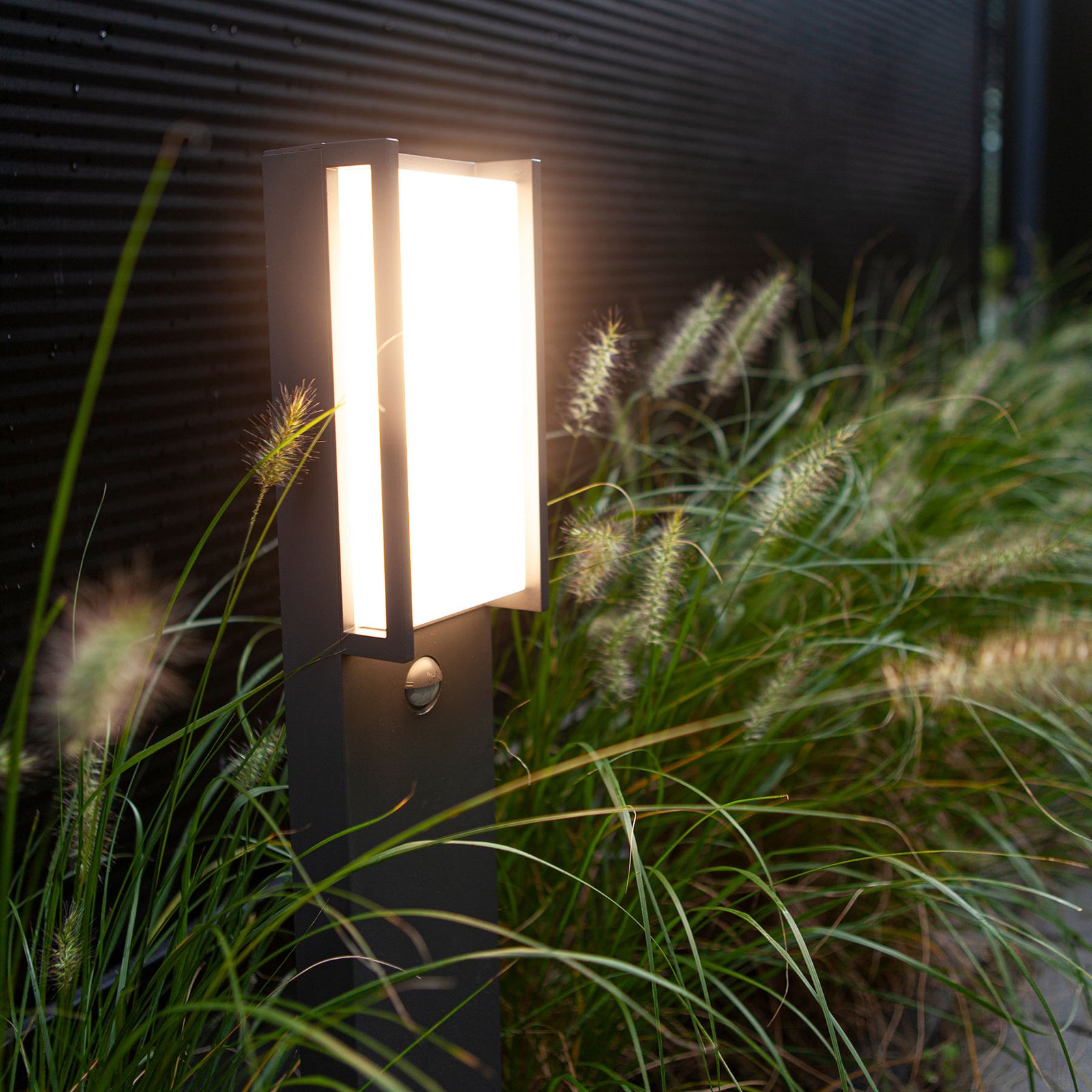 LED tuinpadverlichting Qubo bewegingsmelder