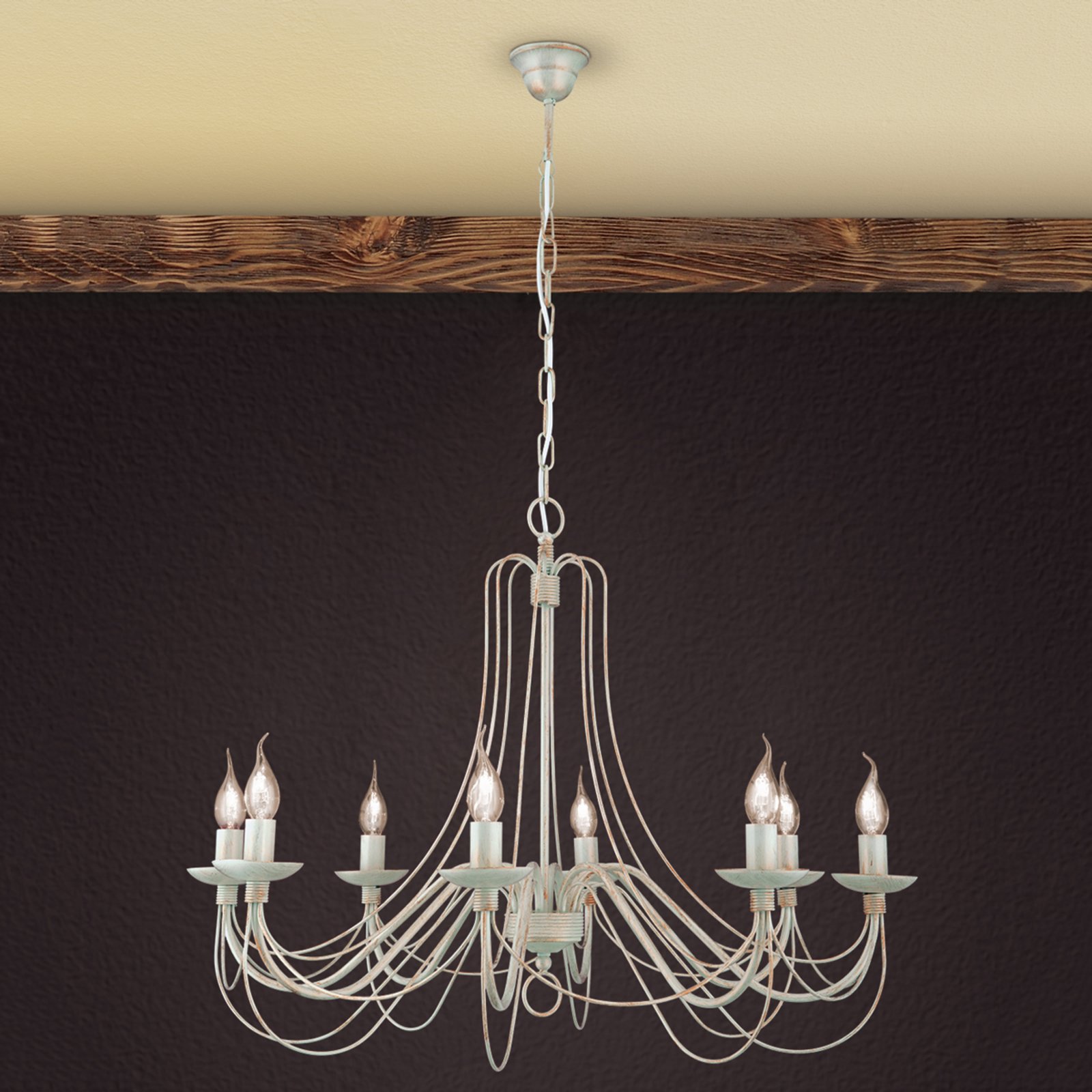 chandelier Antonina with chain, 8-light