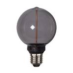 Lampadina LED DecoLED One G80 E27 2W nero 1800K 3-step