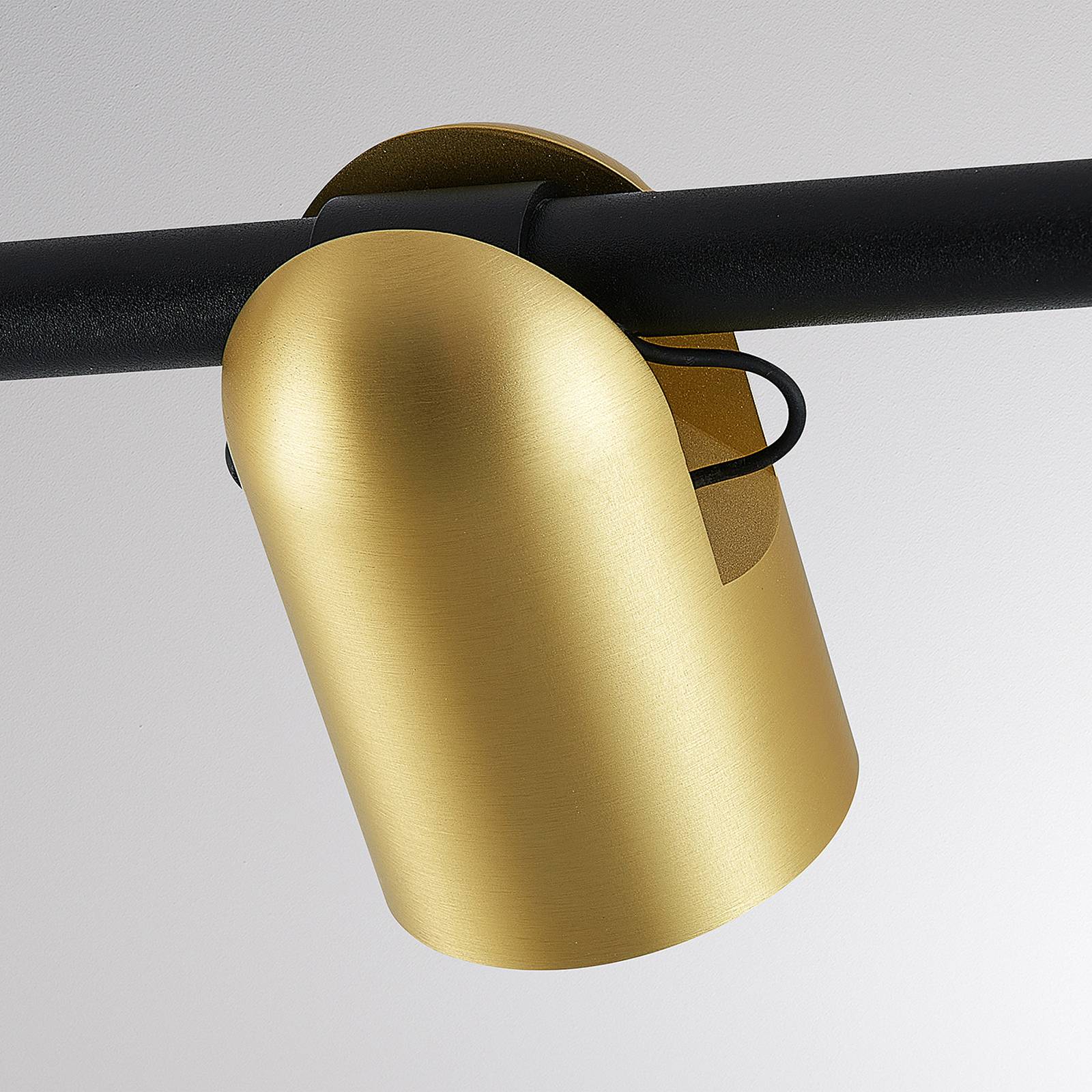 Lampa wisząca Molto Luce Nuun SD, kolor czarny/złoty, 3-punktowa.