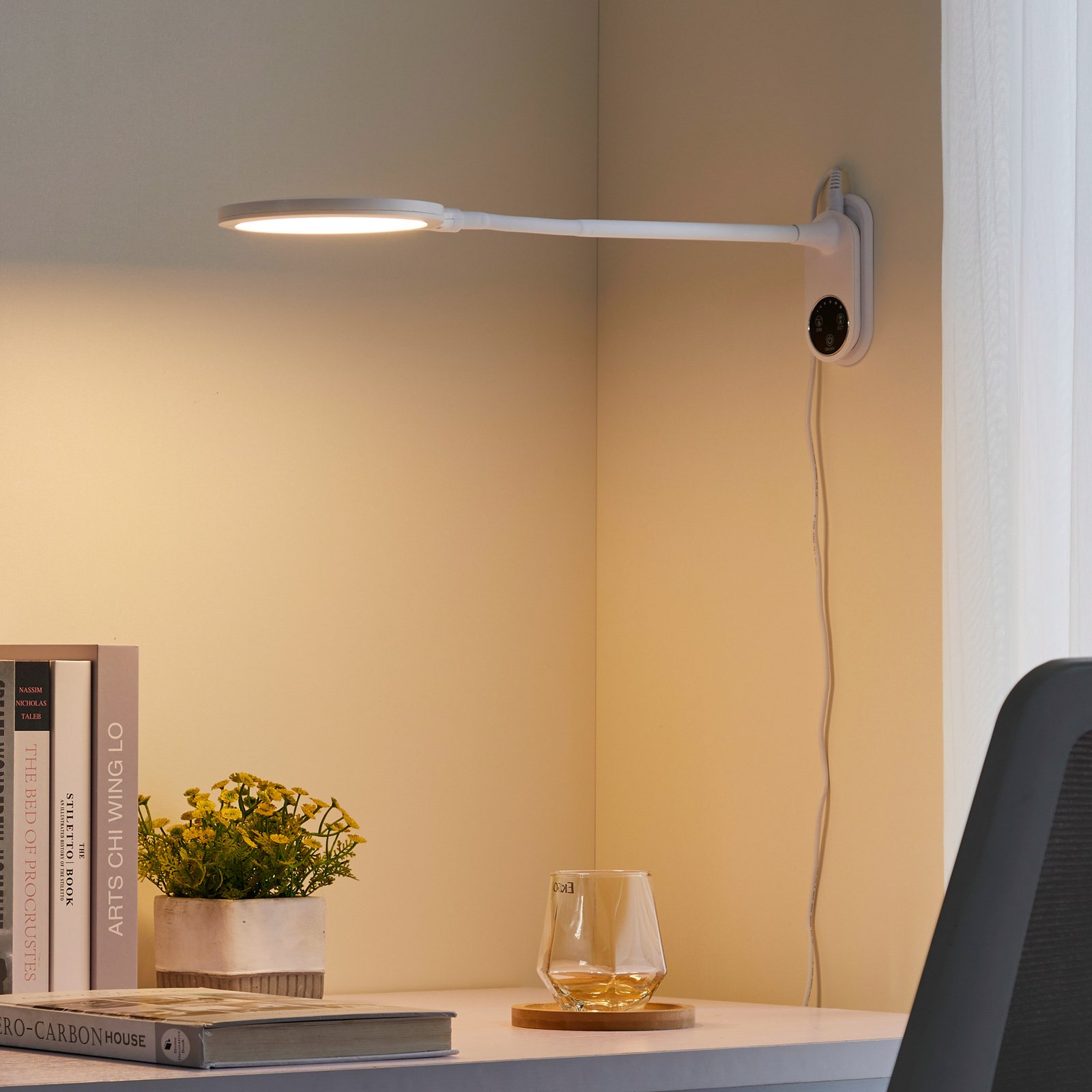 Valtaria LED Table Lamp/Wall Lamp CCT White - Lindby