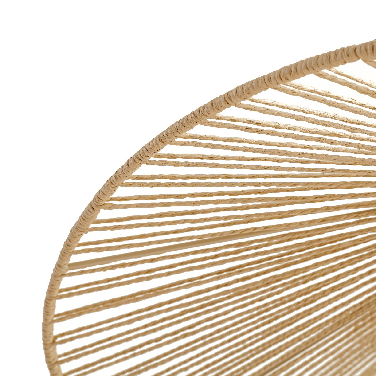 Lindby suspension Valdorin, beige, papier, longueur 75 cm