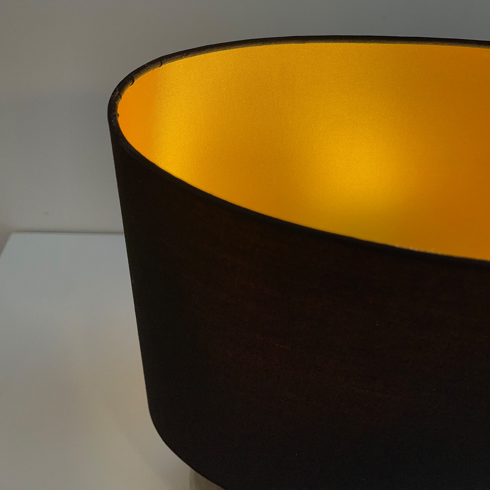 Lampe à poser Foro, bronze/noir, hauteur 39 cm