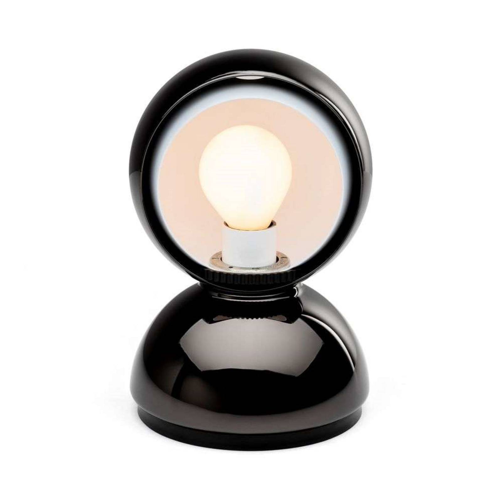 Artemide Eclisse Tischleuchte, schwarz glänzend