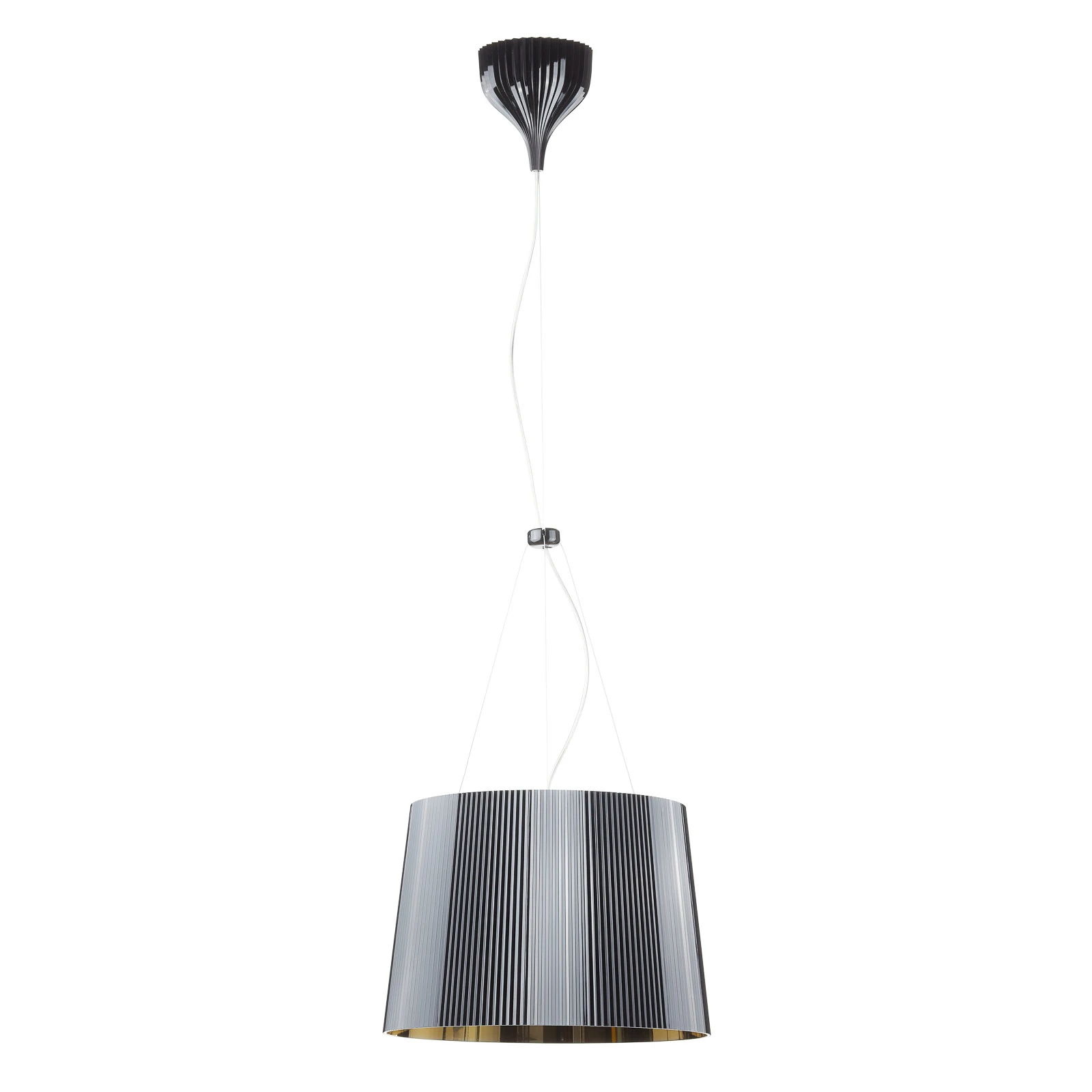 Kartell Gè - LED висяща лампа, черно-златиста