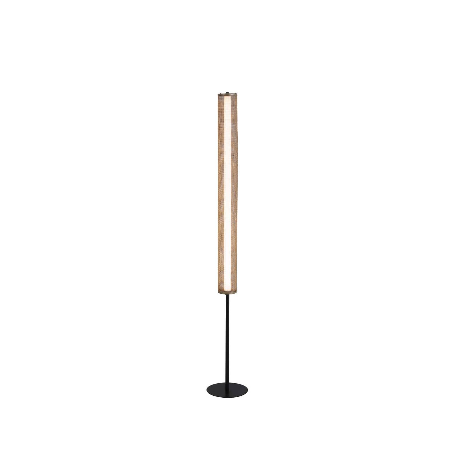 LED-Stehleuchte Thread, goldfarben, 3-step-dimmbar, Stahl