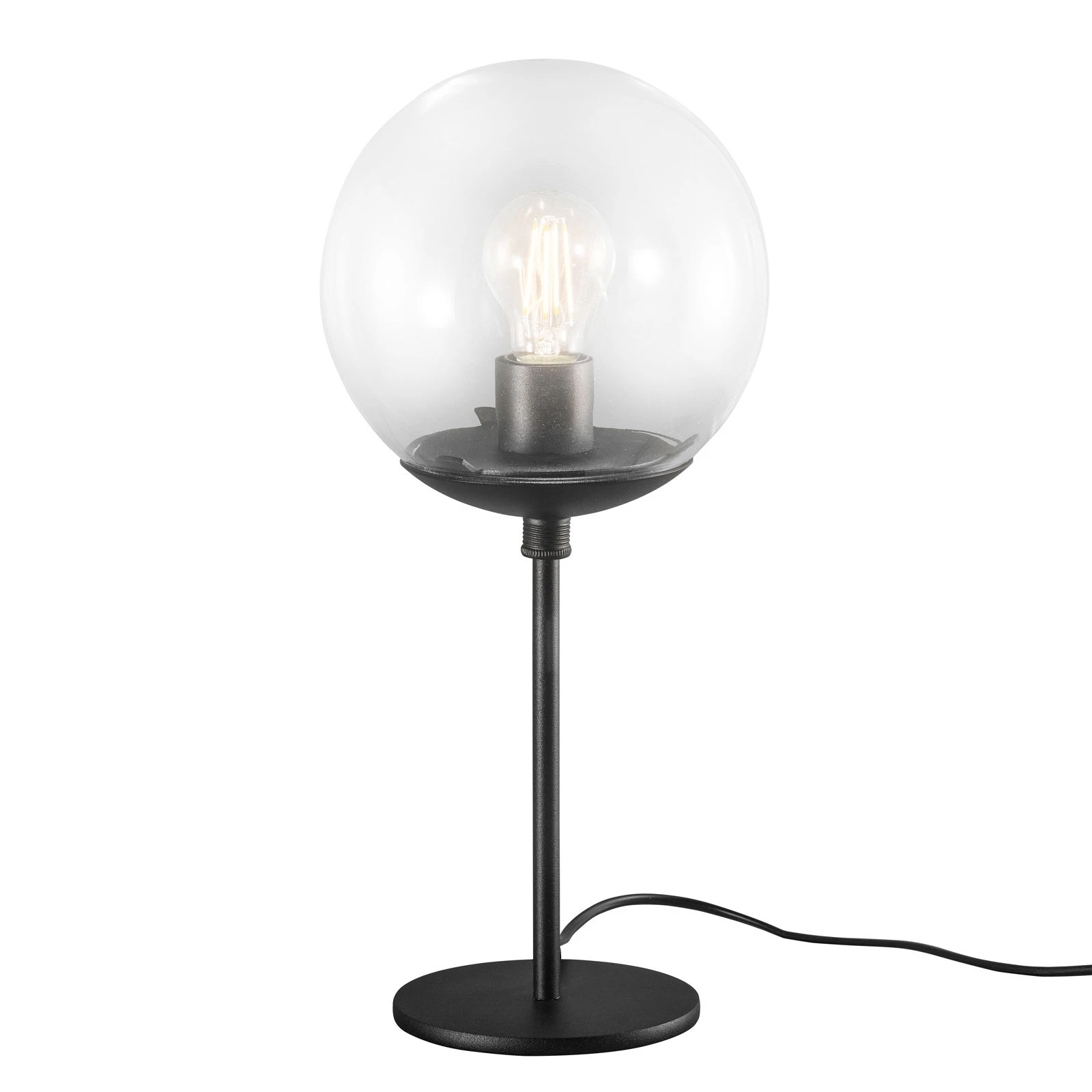 Global galda lampa Ø 20 cm melna