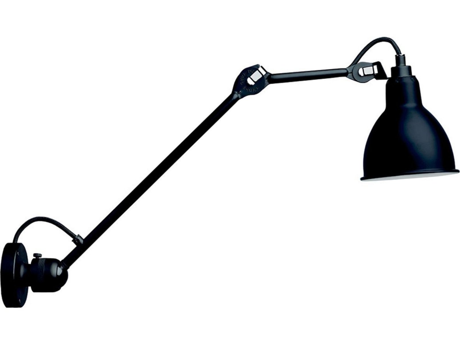 304L40 Vägglampa Svart - Lampe Gras