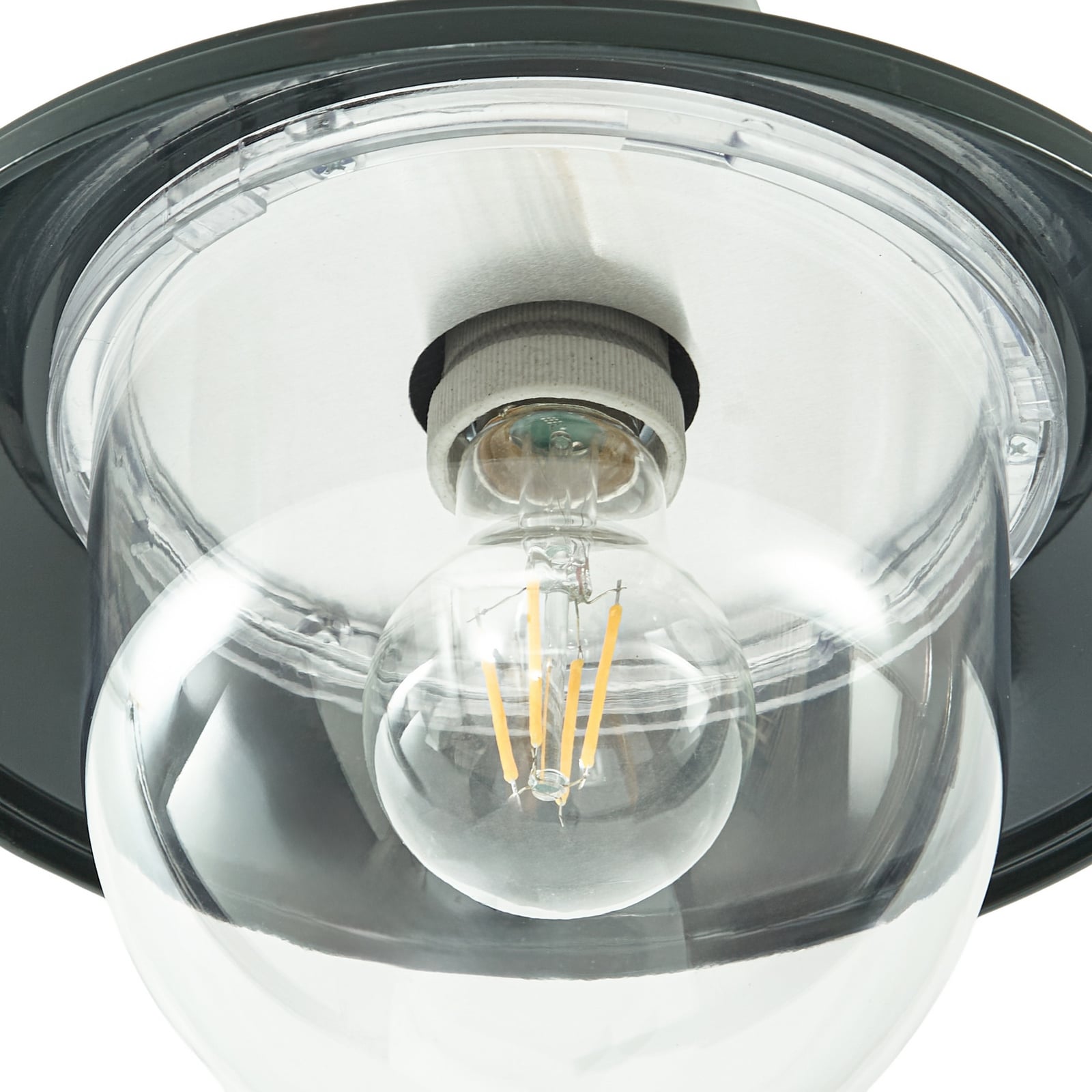 Vonkajšie svietidlo Daphne, zelené, 220 cm, E27, kov – Lindby